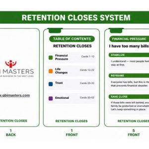 QBI Retention Flash Cards - 52