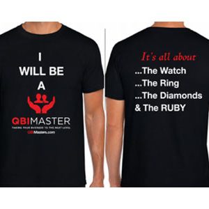 I Will Be A QBI Master T-Shirt from QBI Masters